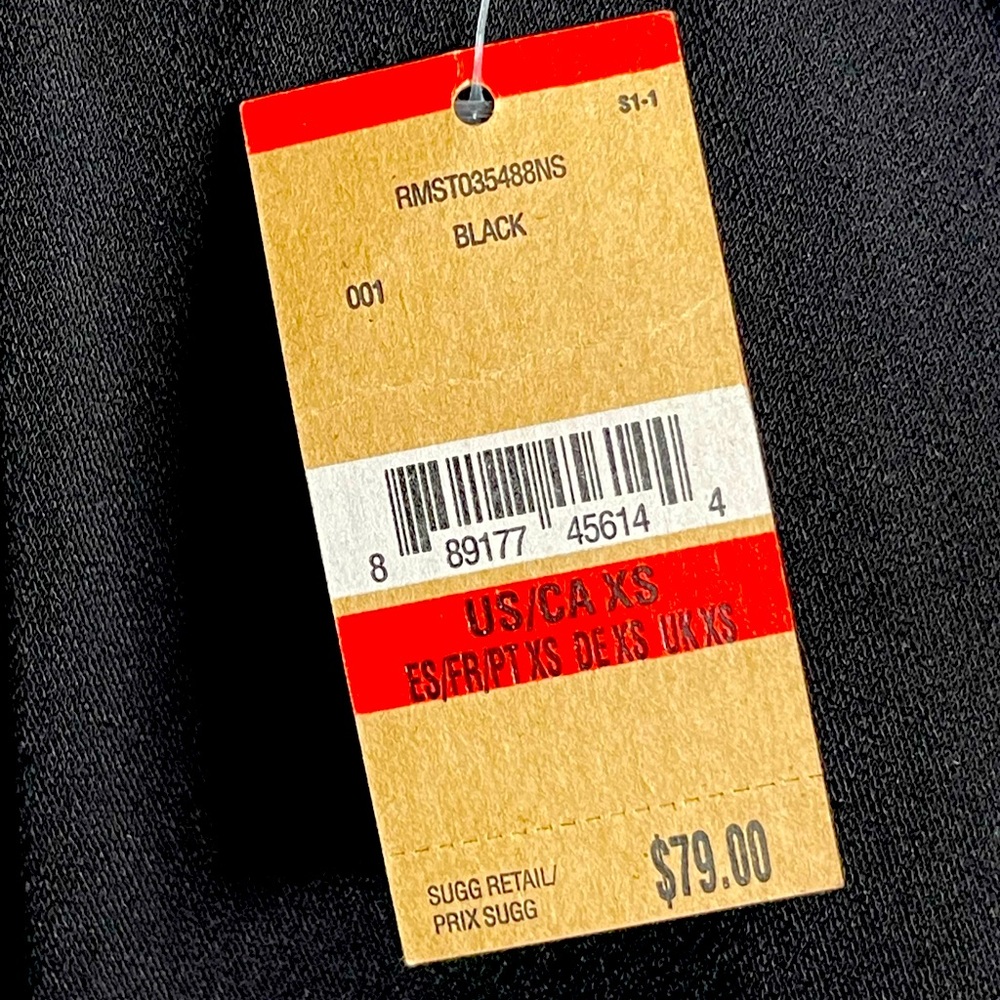 Rachel Roy Sleeveless Blouse Top NWT Size XS Black in Color - Picture 5 of 7